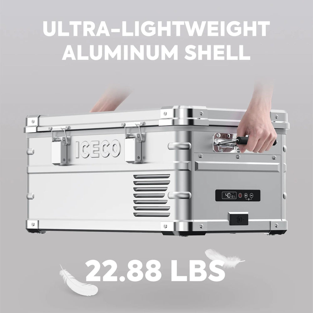 ICECO APL20 Light Duty Aluminum Silver Freezer Single Zone 20 LT Weight