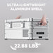 ICECO APL20 Light Duty Aluminum Silver Freezer Single Zone 20 LT Weight