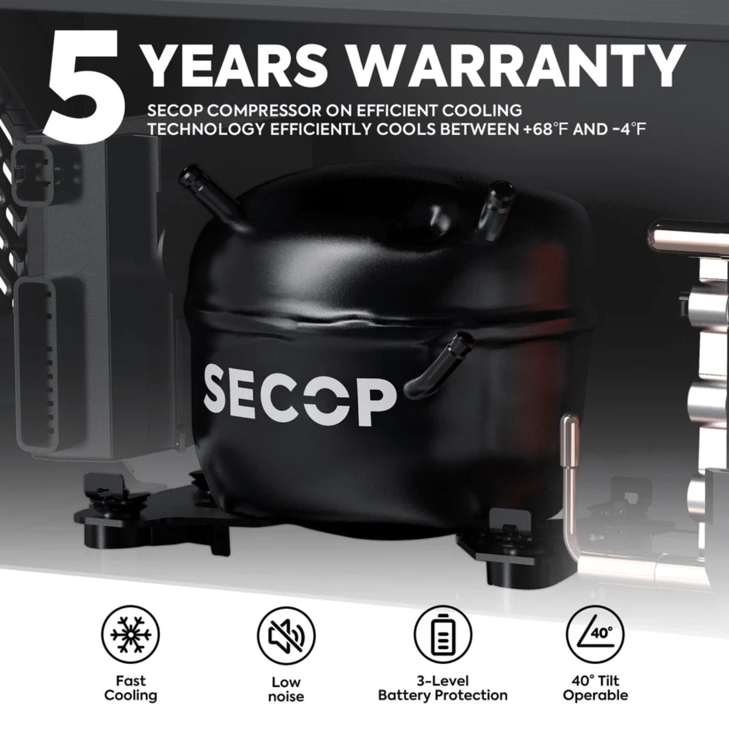 ICECO APL35 Freezer with 5-year compressor warranty