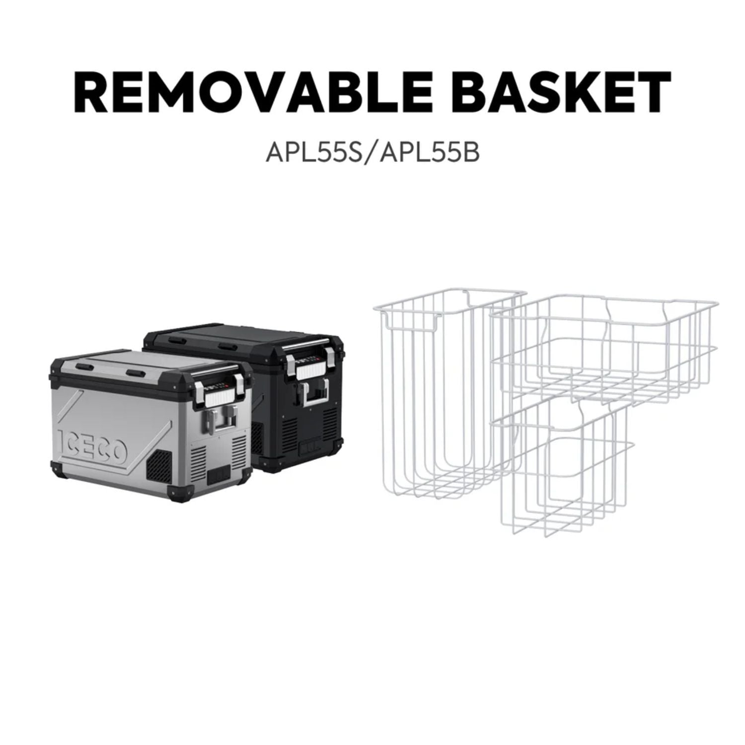 ICECO APL35 Freezer with removable basket