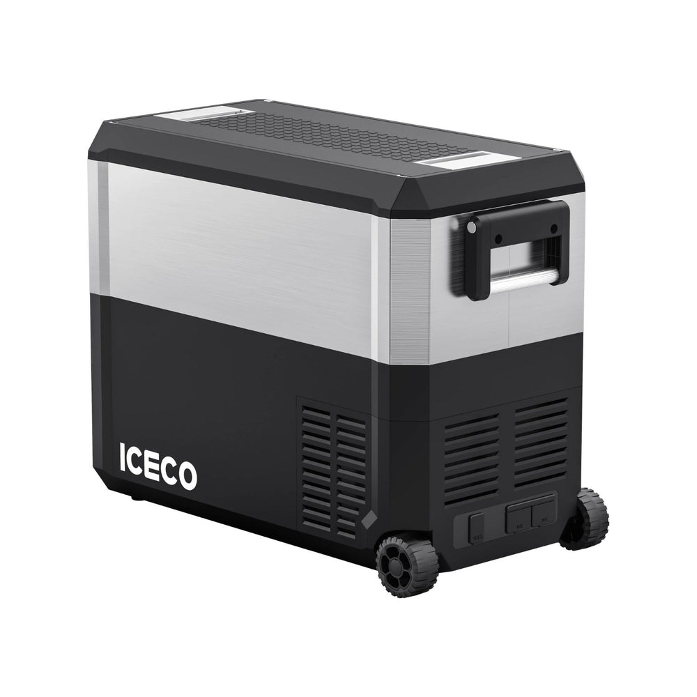 ICECO JP50 Pro Dual Zone Wheeled Portable Freezer With Cover right view