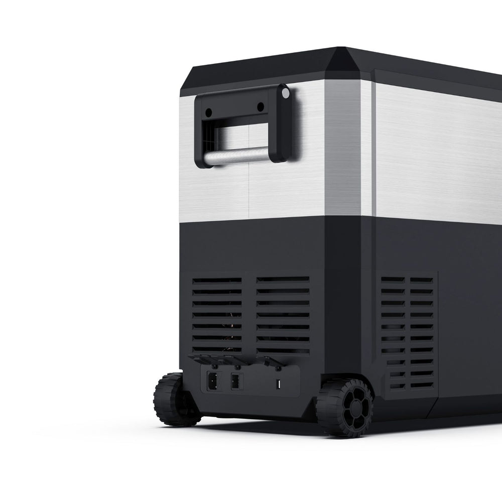 ICECO JP50 Pro Dual Zone Wheeled Portable Freezer With Cover side view