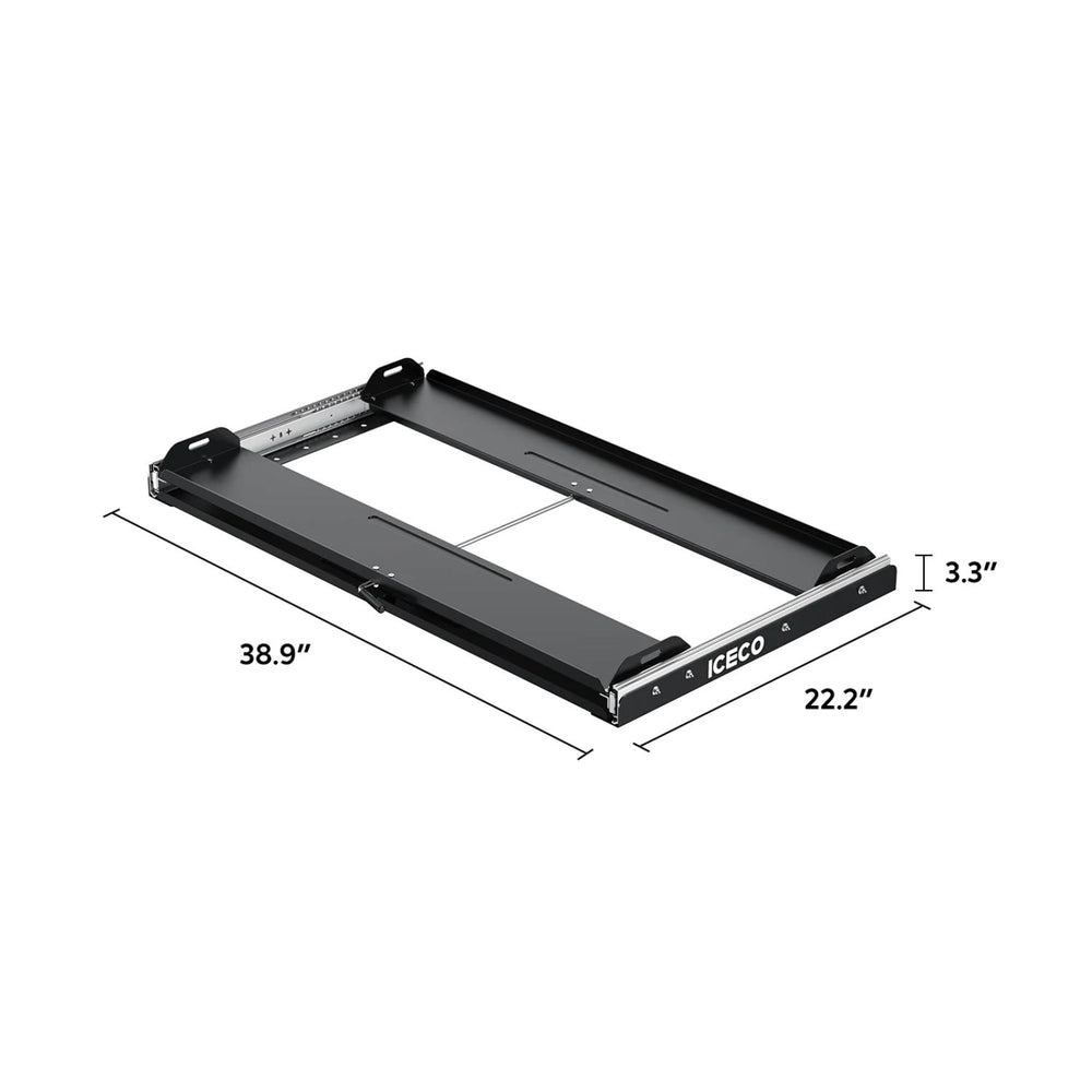 ICECO Side Pull Mounting Slide for VL75ProD/VL90ProD dimensions
