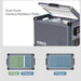 ICECO VL45ProD Dual Zone Portable Freezer dual zone partition