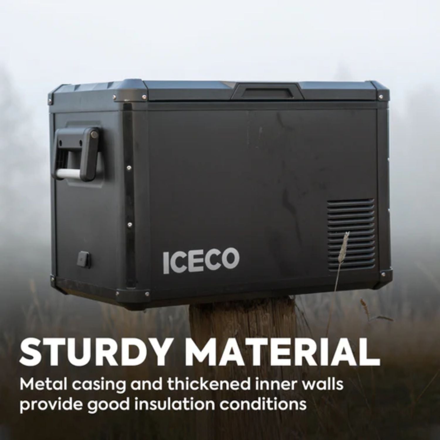 ICECO VL45ProS fridge made of sturdy, durable material