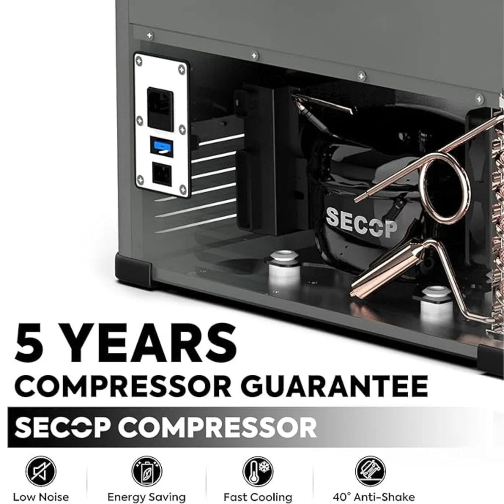 ICECO VL60 Dual Zone Metal Freezer with Cover 60LT 5 years warranty