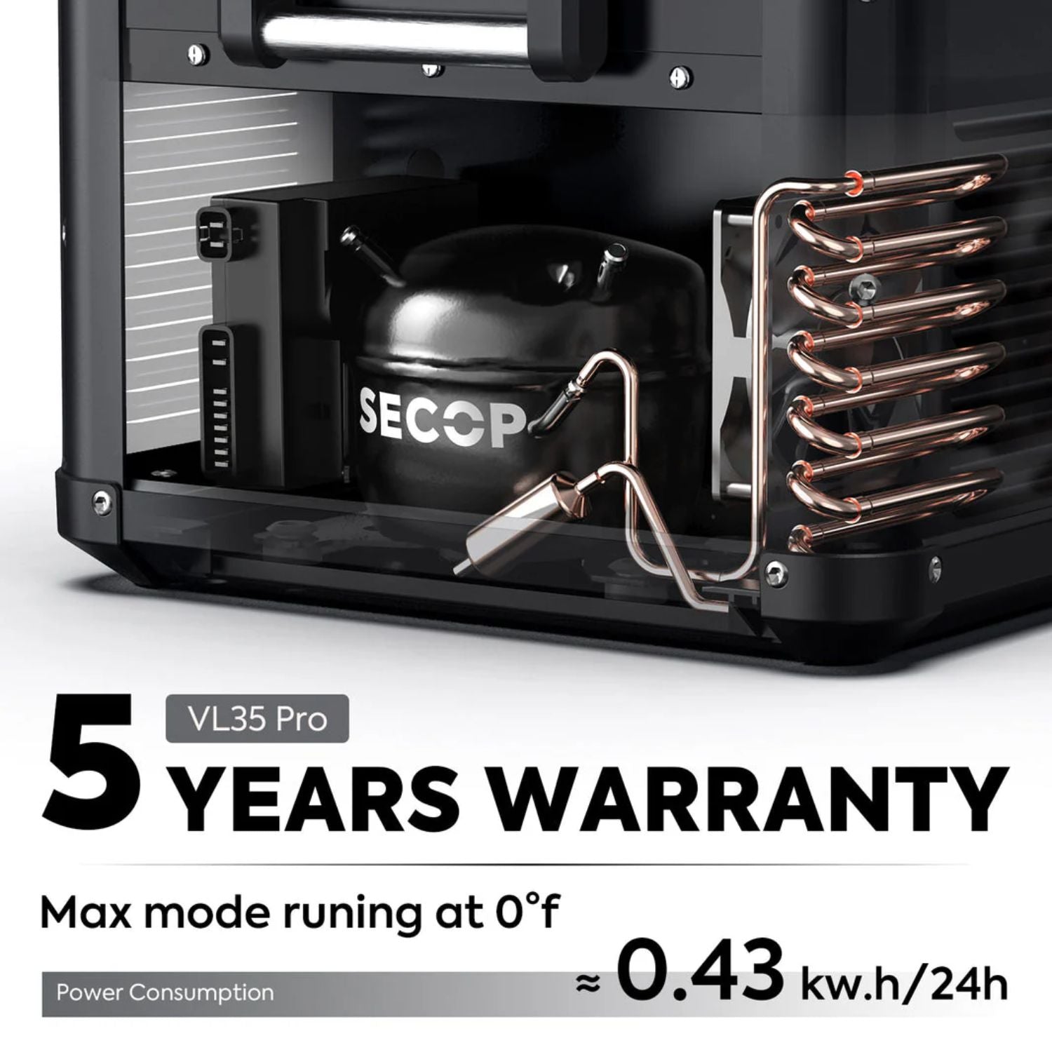ICECO VL90ProD Dual Zone Freezer 90LT - 5 Years Warranty