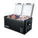 ICECO VL90ProD Dual Zone Freezer 90LT open lid