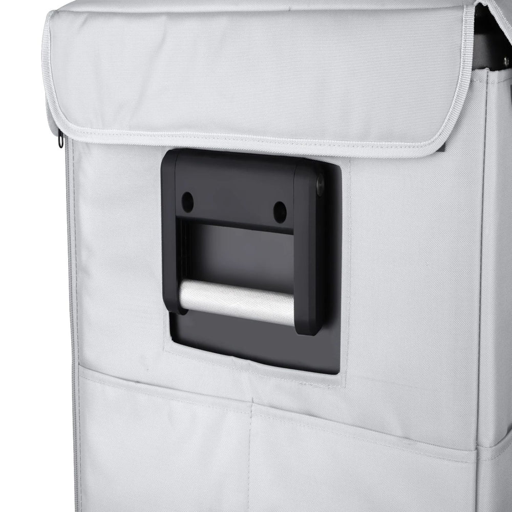 ICECO VL90ProD Insulated Protective Cover left side handle close up view