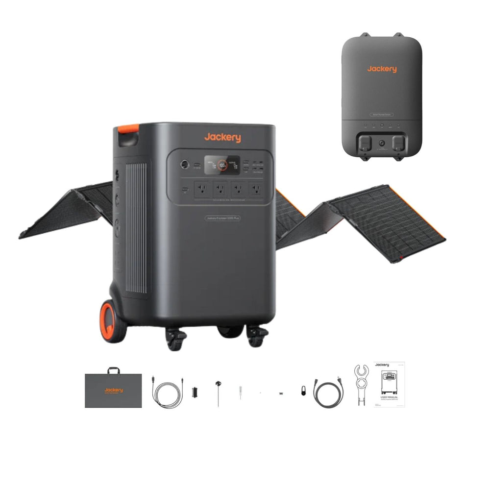 Jackery Explorer 5000 Plus Whole-Home Backup | 5040Wh | 7200W | 4000W Solar Input