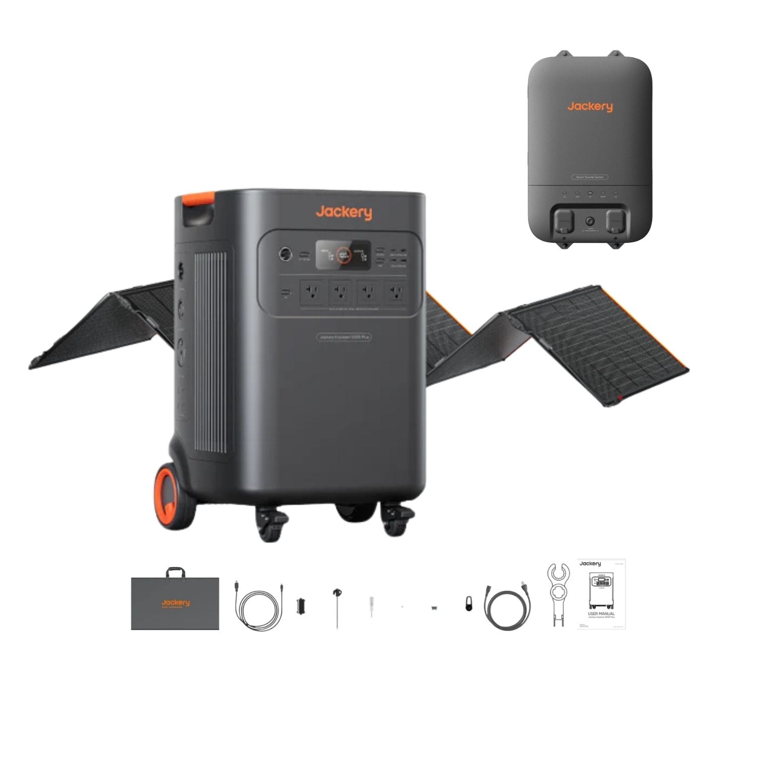 Jackery Explorer 5000 Plus Whole-Home Backup | 5040Wh | 7200W | 4000W Solar Input