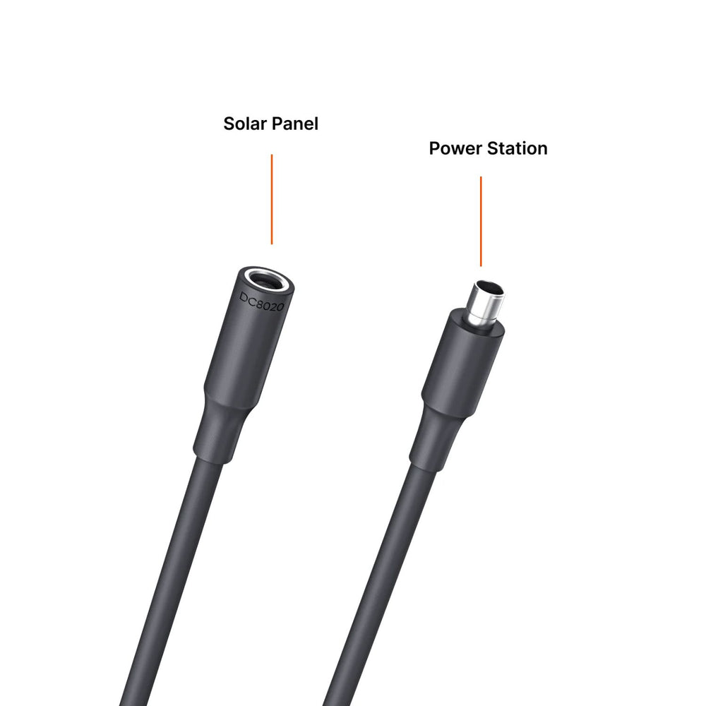 Jackery 10m DC Extension Cable Plus close up view