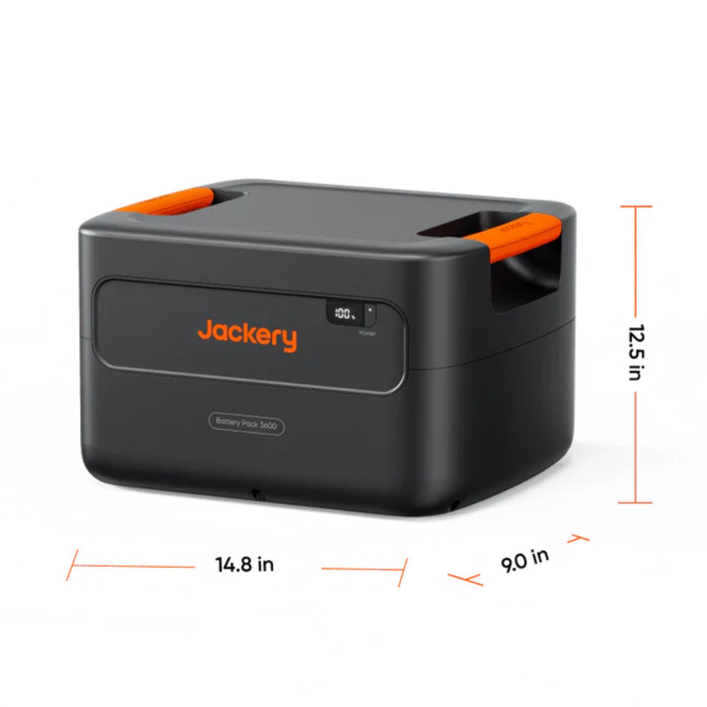 Jackery Battery Pack 3600 Plus dimensions