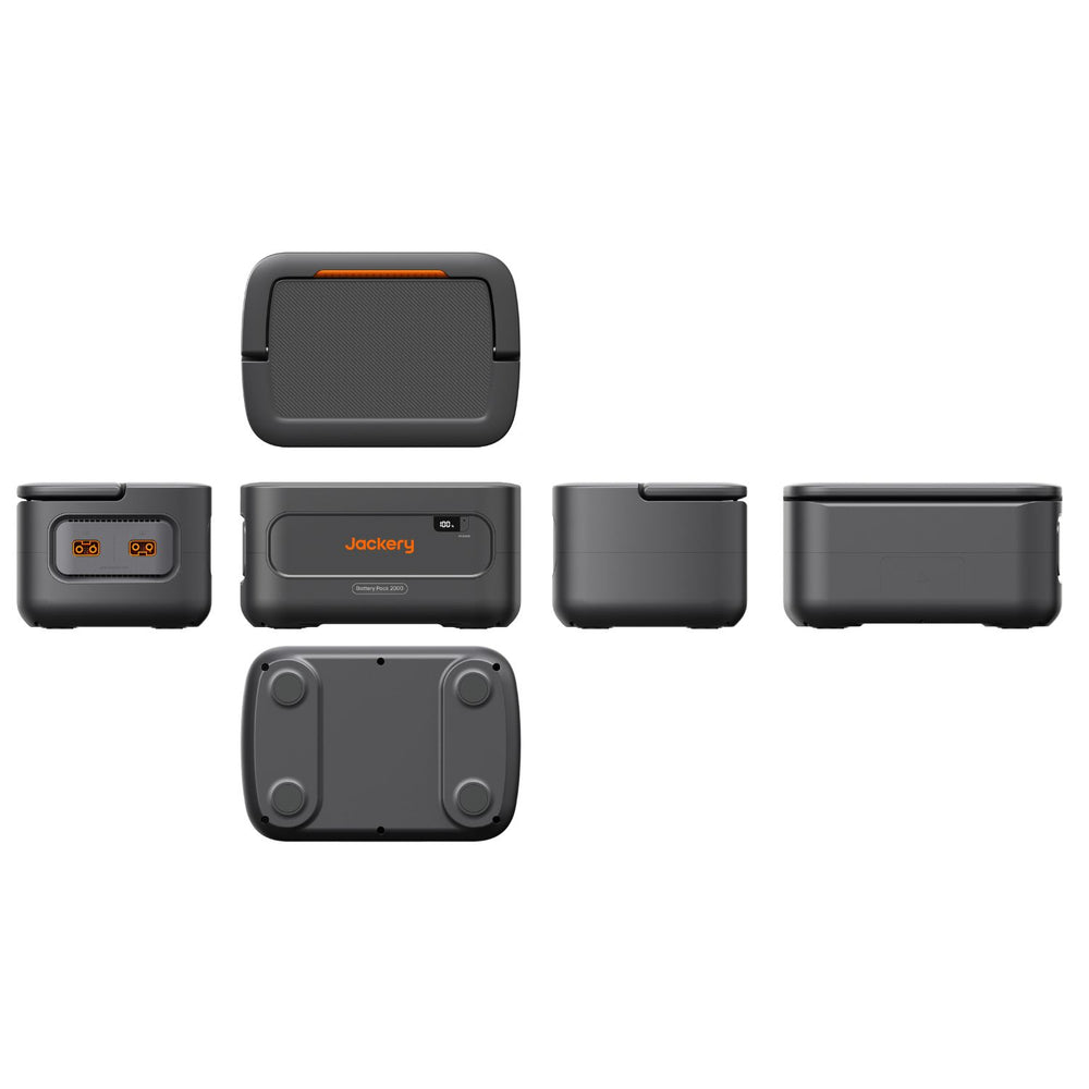 Jackery Battery Pack HP2000Plusv2 in all angles 
