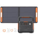 Jackery E1000 v2 Orange and Black With One 100 Watt Solar Panel