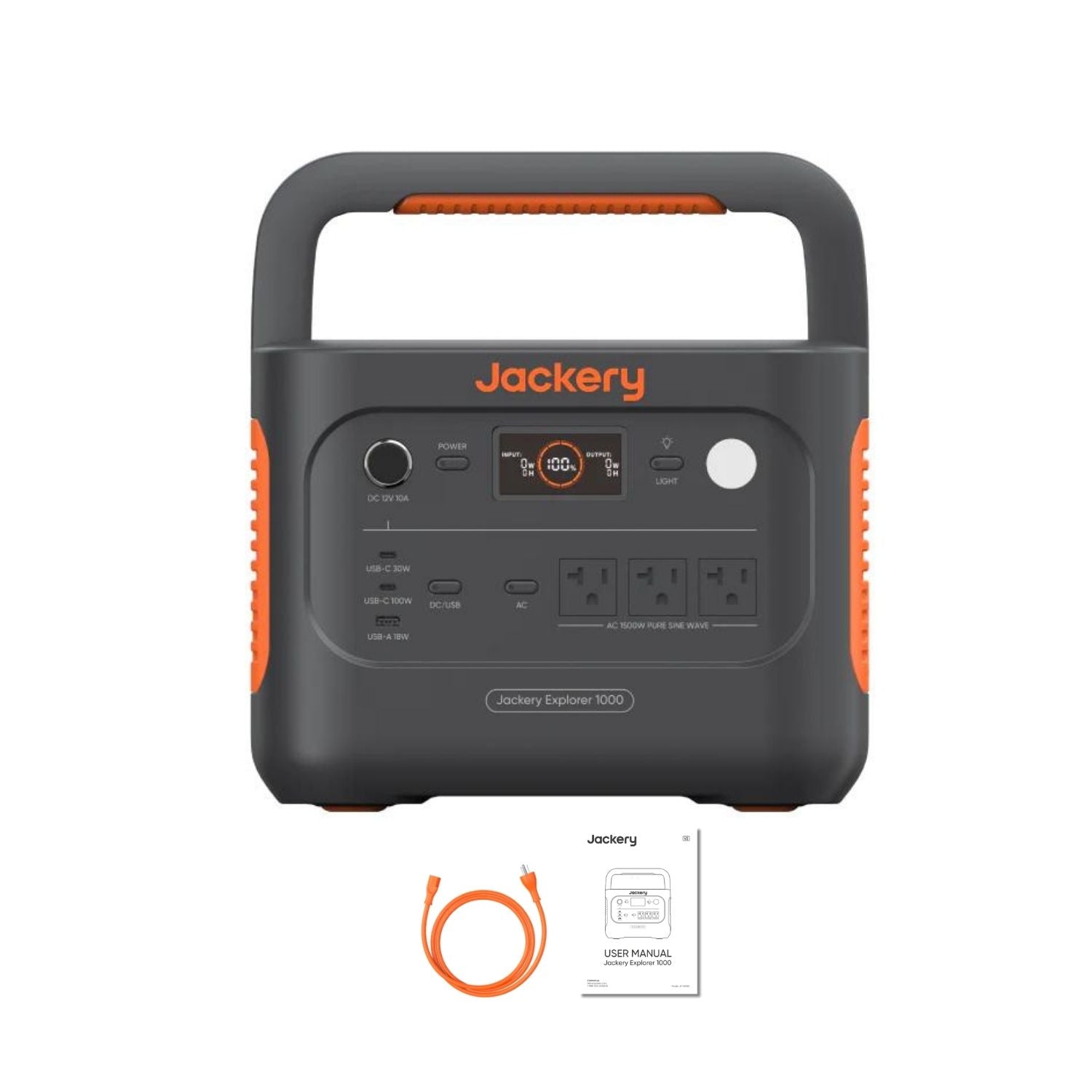 Jackery Explorer 1000 v2 Orange And Black Portable Power Station