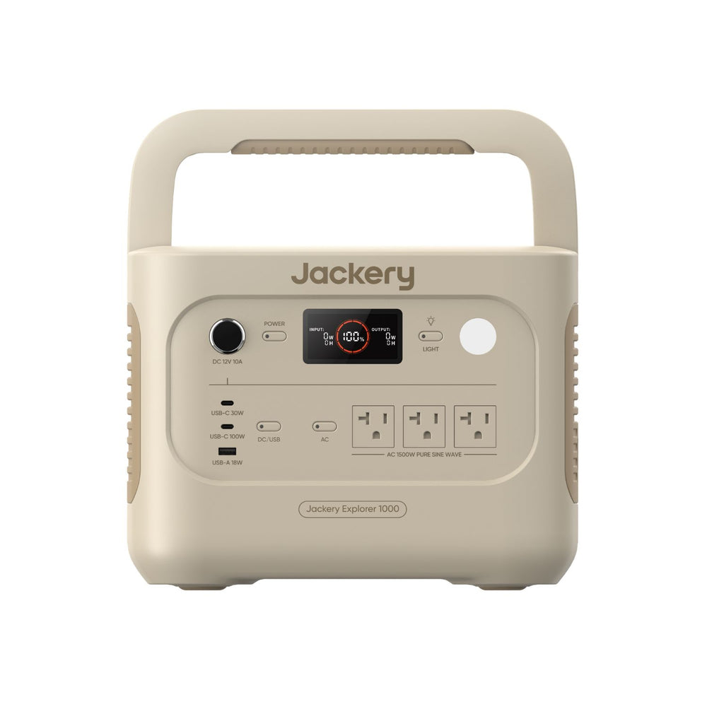 Jackery Explorer 1000 v2 Portable Power Station Dune White 