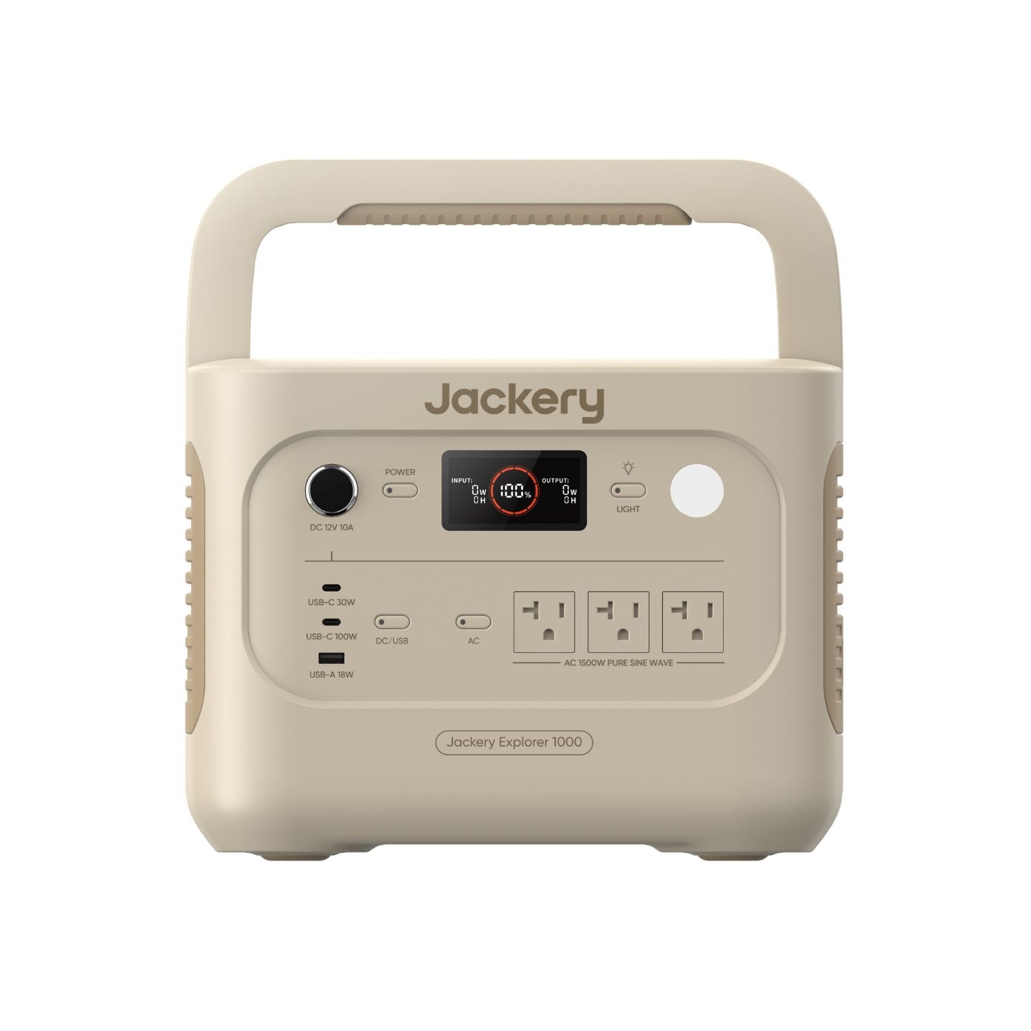 Jackery Explorer 1000 v2 Portable Power Station Dune White 