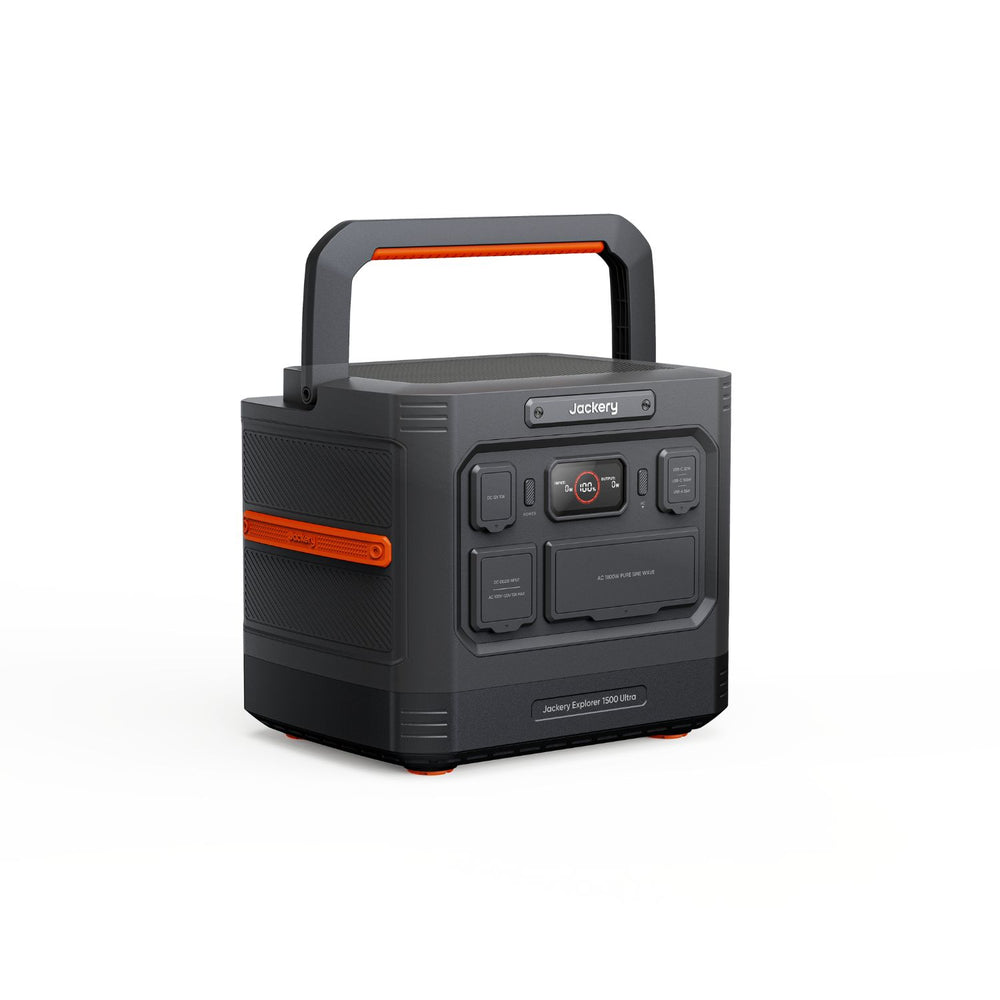 Jackery Explorer 1500 Ultra Portable Power Station right view , handle showing 