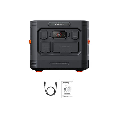Jackery Explorer 1500 Ultra Portable Power Station with connector and manual