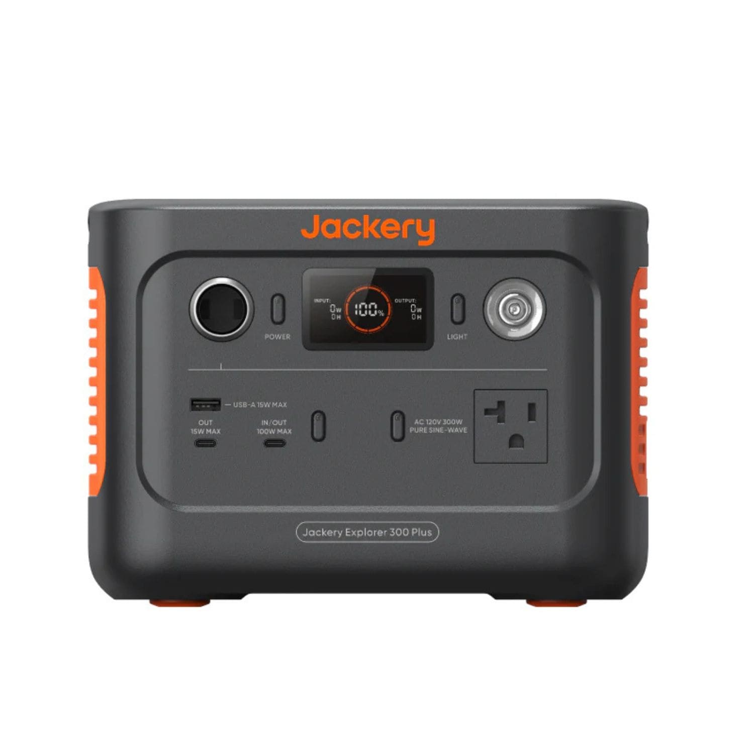 Jackery Explorer 300 Plus Front View Without Handle