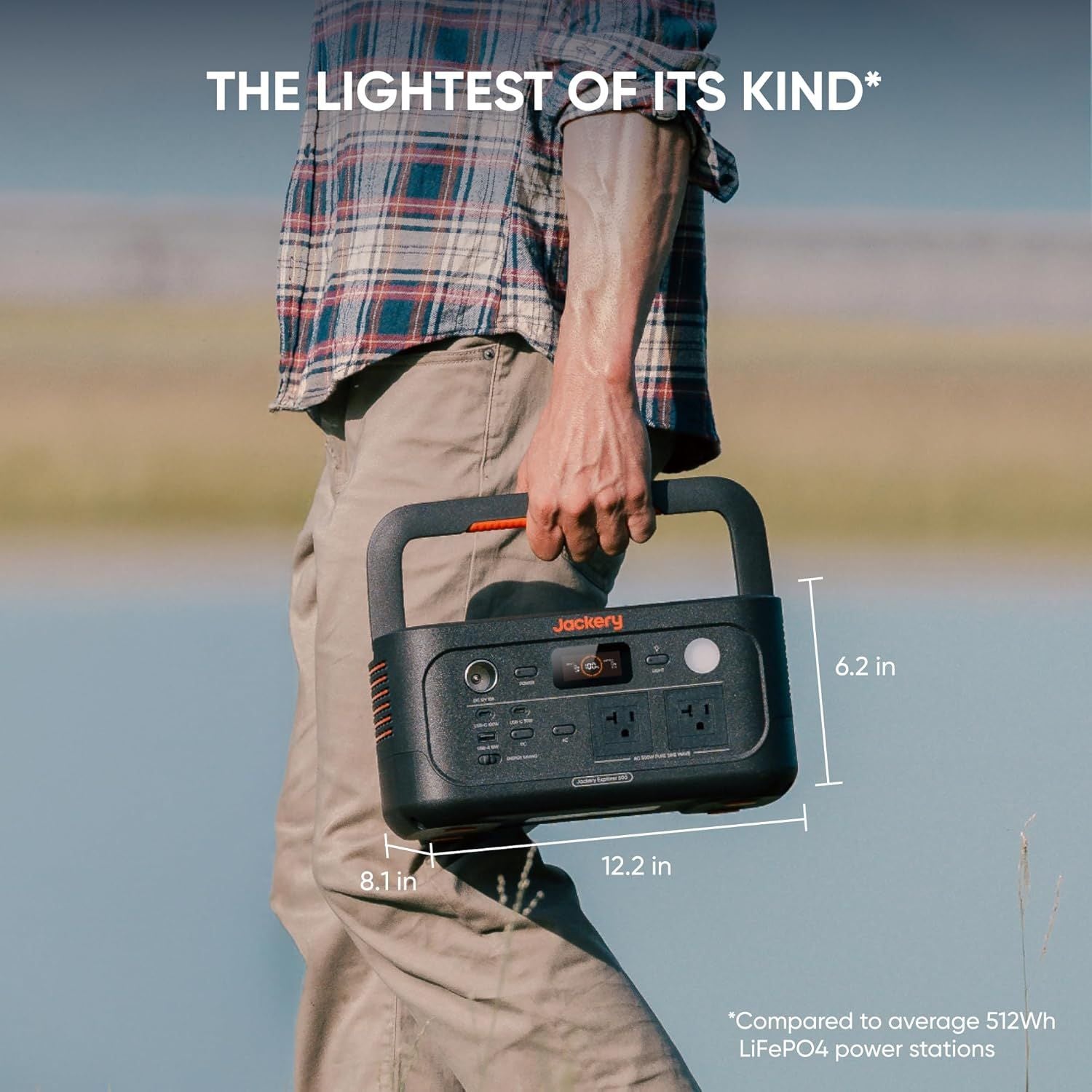 Jackery Explorer 500 v2 Portable Power Station - The Lightest of its kind 