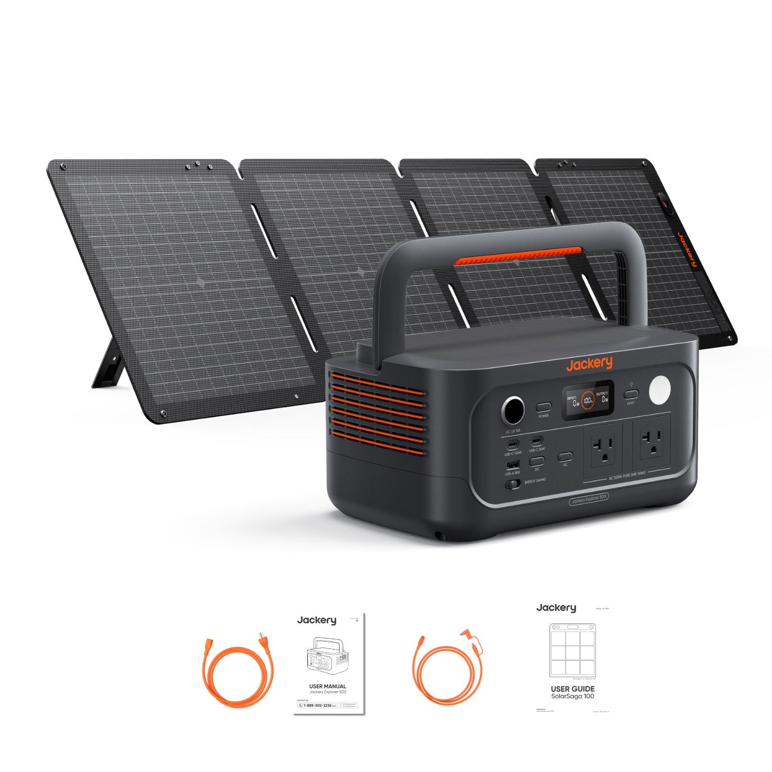 Jackery Explorer 500 v2 Portable Power Station | 512Wh | 500W