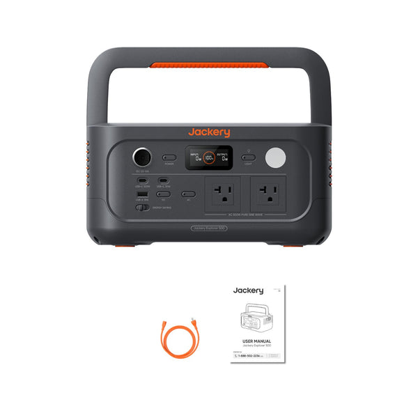 (かず)Jackery Explorer 500 ポータブル電源 512W Jackery Explorer 500 v2 Portable Power Station | 512Wh | 500W