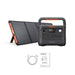 Jackery HomePower 1000 v2 Portable Power Station orange and black with 200W solarsaga 