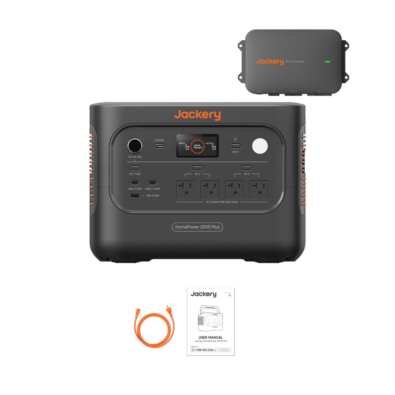 Jackery HomePower 2000 Plus v2 with Jackery DC-DC Alternator Charger