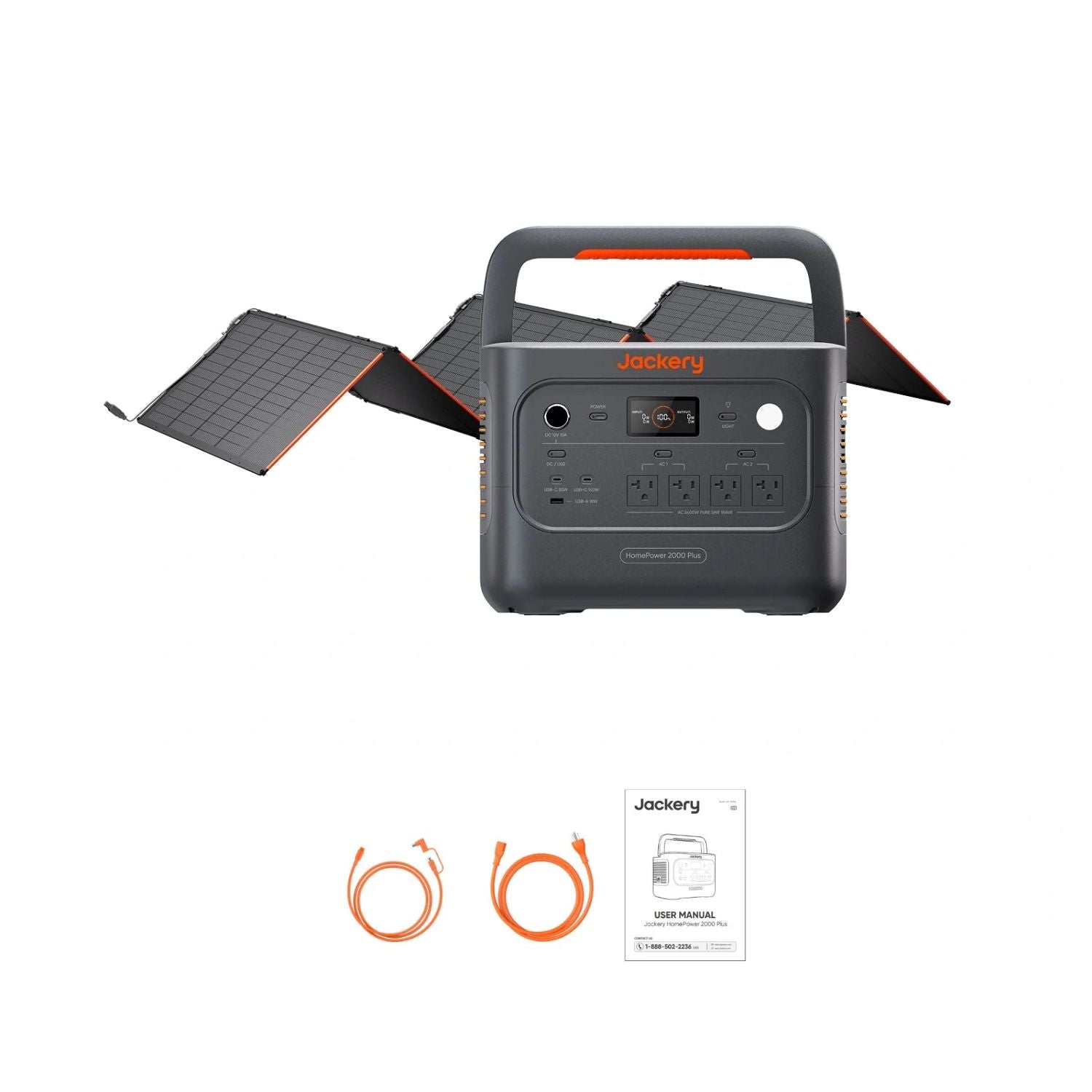 Jackery HomePower 2000 Plus v2 with SolarSaga 500 X