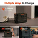 Jackery HomePower 3000 Portable Power Station connected - multiple ways to charge