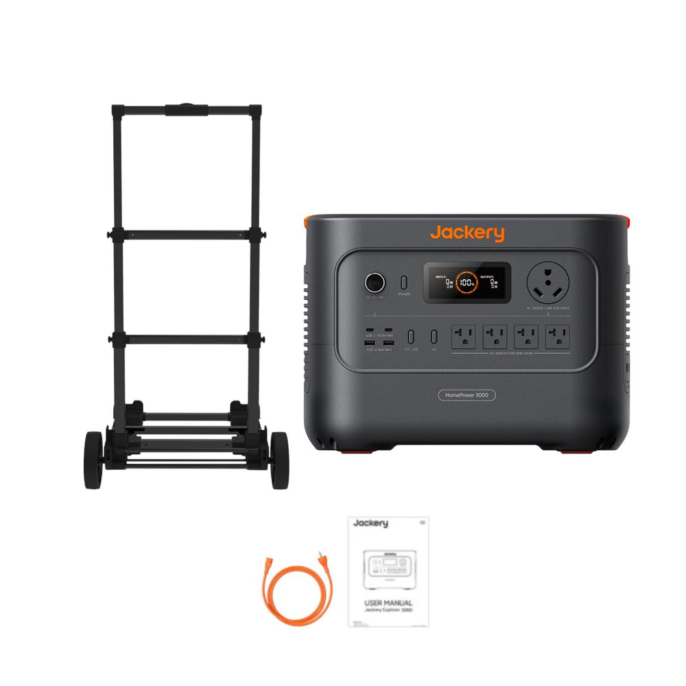 Jackery HomePower 3000 with trolley 