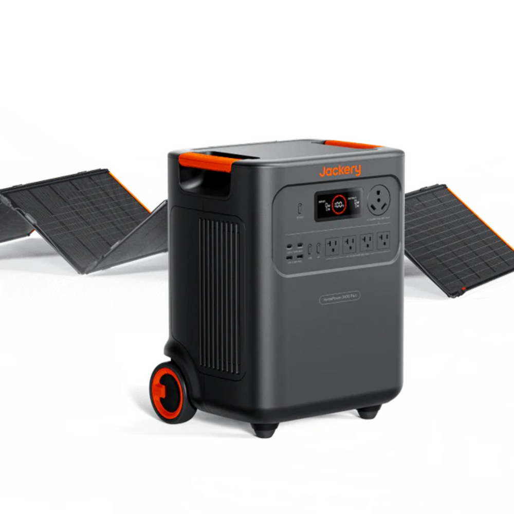 Jackery HomePower 3600 Plus Portable Power Station with SolarSaga 500 X Panel