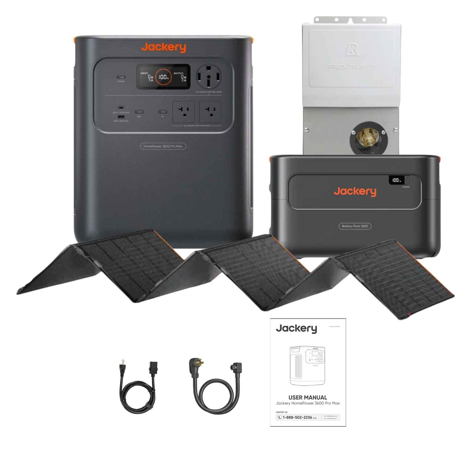 Jackery HomePower 3600 Pro Max Portable Power Station | 3584Wh | 4000W | 1200W Solar Input