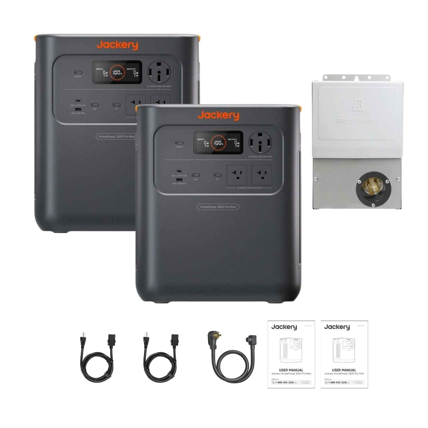 Jackery HomePower 3600 Pro Max Portable Power Station | 3584Wh | 4000W | 1200W Solar Input