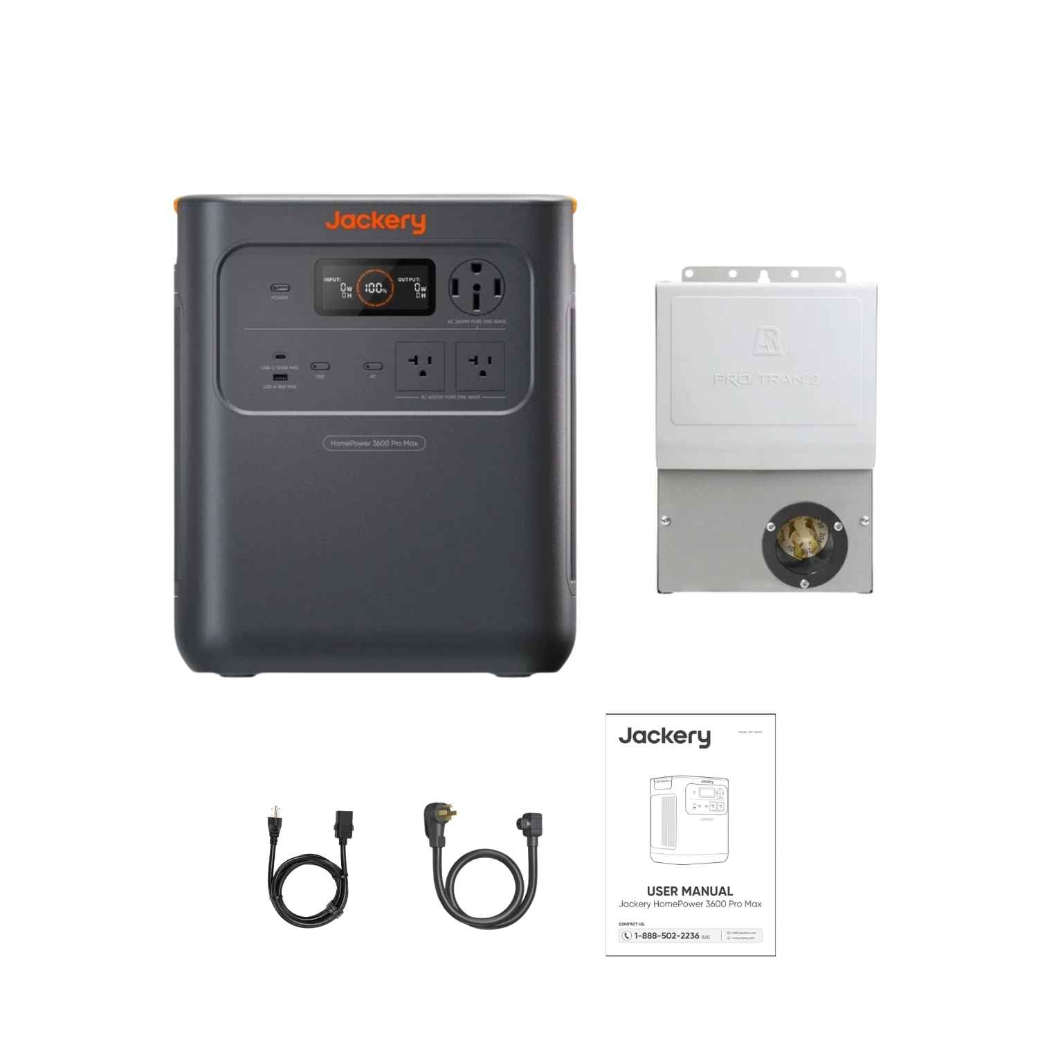 Jackery HomePower 3600 Pro Max Portable Power Station | 3584Wh | 4000W | 1200W Solar Input