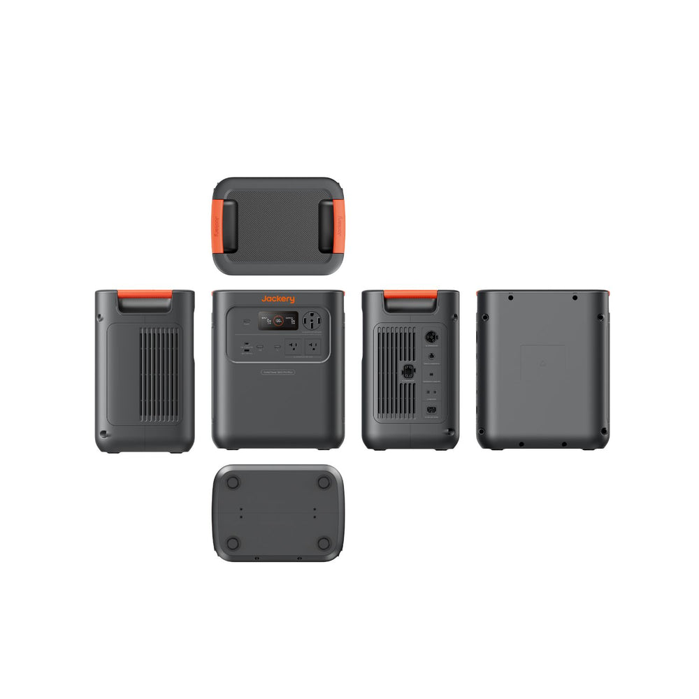 Jackery HomePower 3600 Pro Max Portable Power Station all angles 