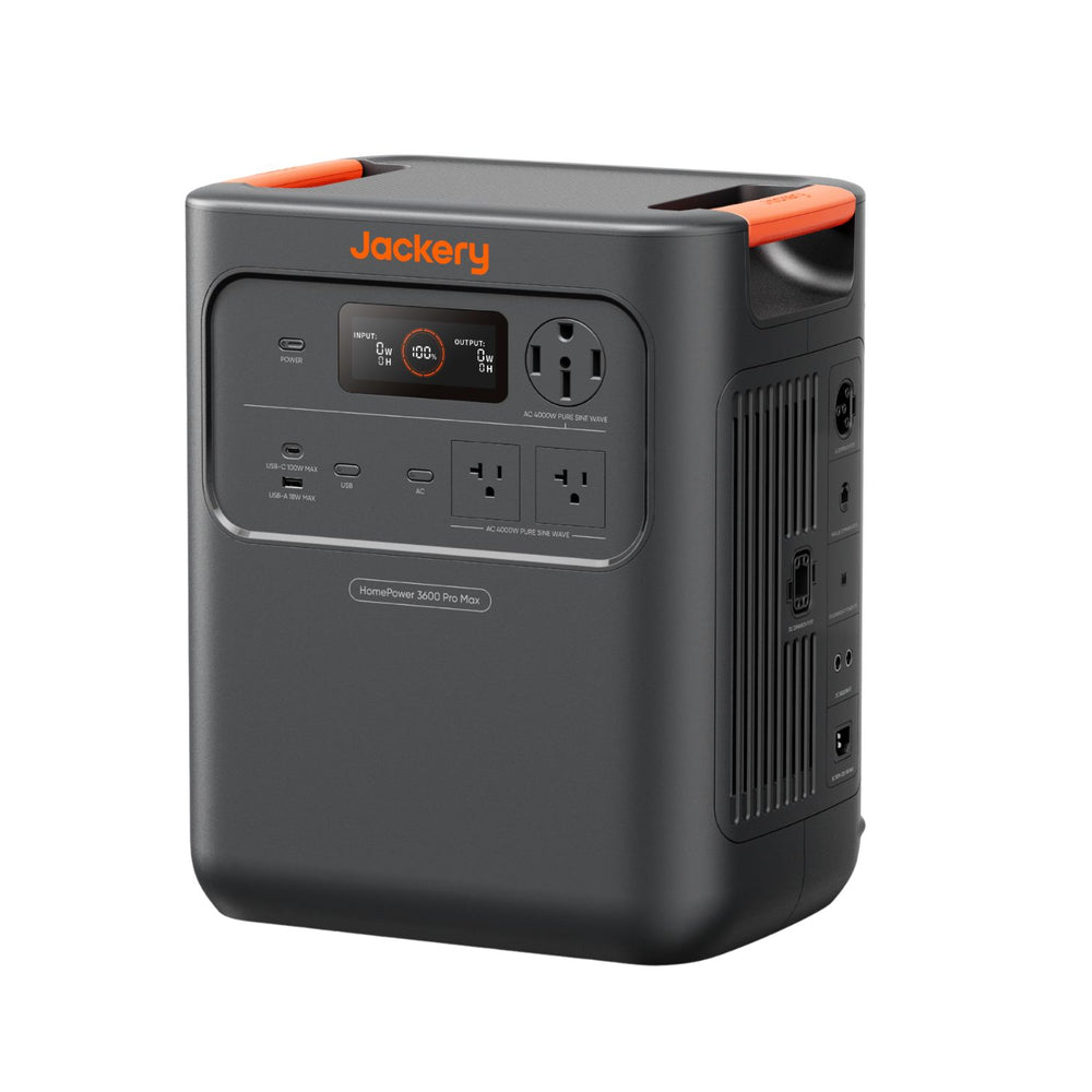 Jackery HomePower 3600 Pro Max Portable Power Station left view