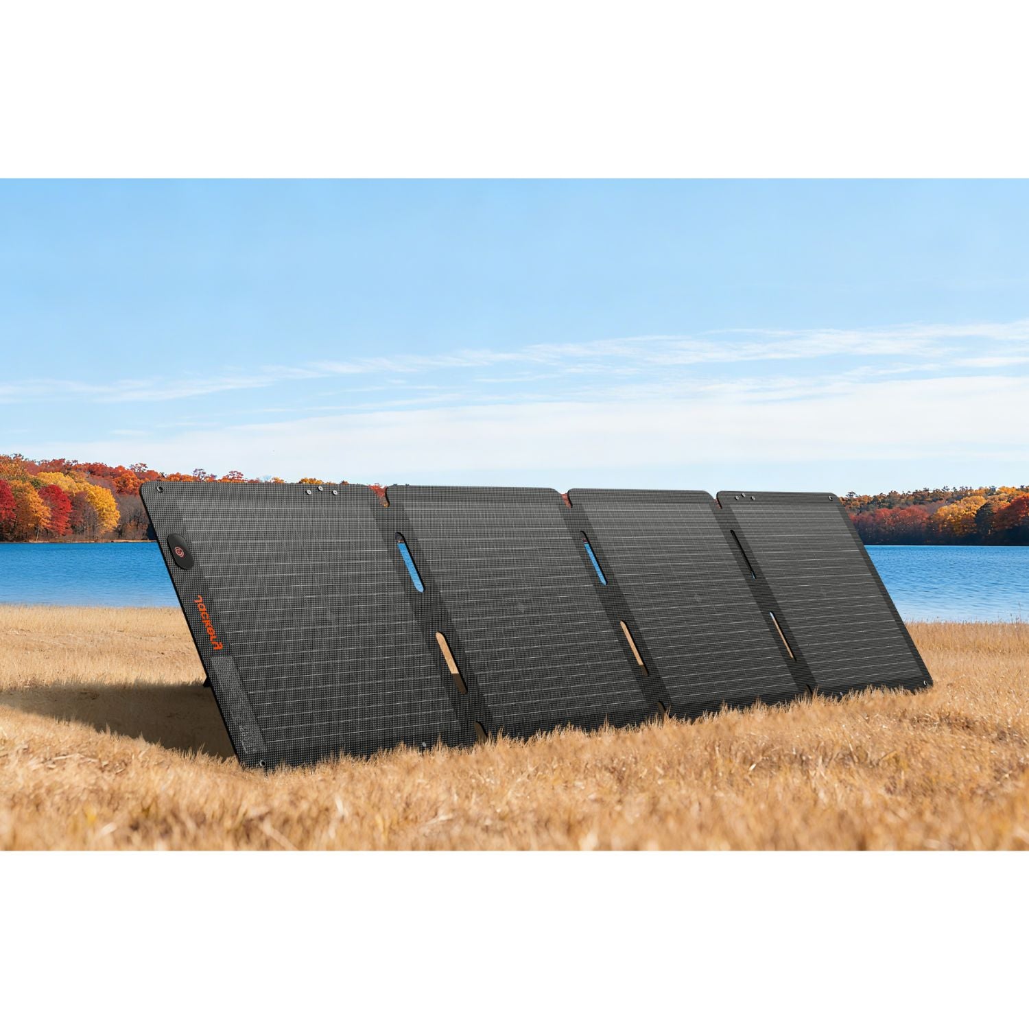 Jackery SolarSaga 100W Air Solar Panel in the field 