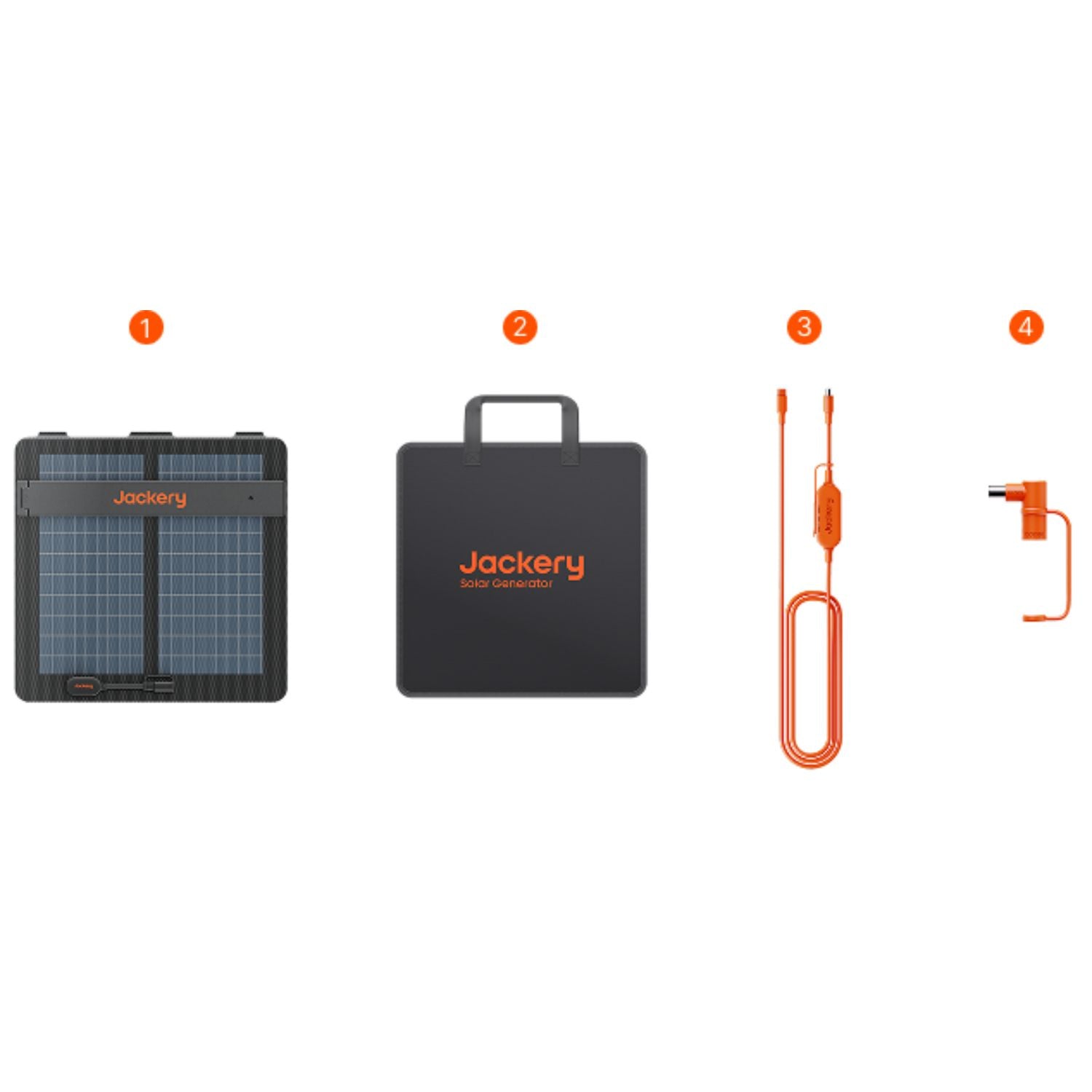Jackery SolarSaga 100W Air Solar Panel inclusions 