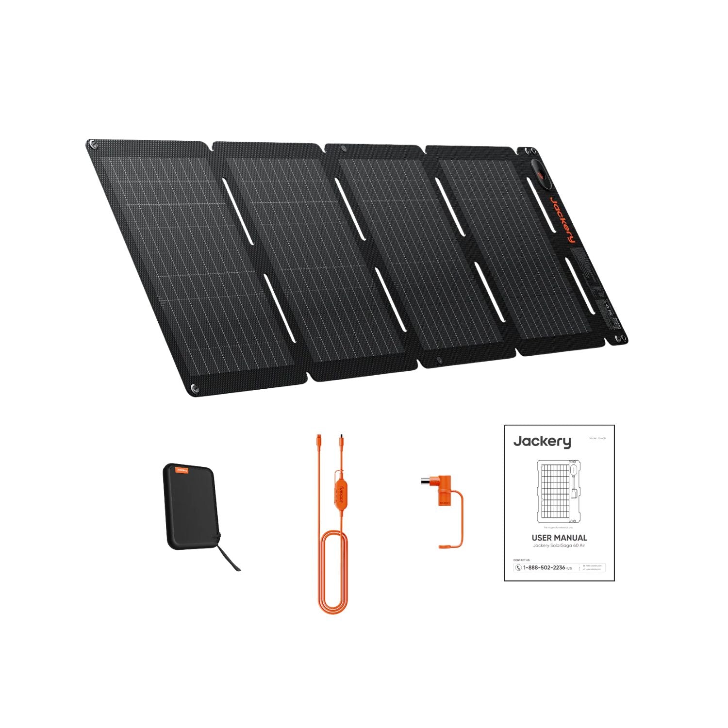 Jackery SolarSaga 40 Watt Air Portable Solar Panel | Outbound Power