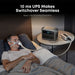 Man using a CPAP machine with a Anker SOLIX C1000 Gen 2 Portable Power Station
