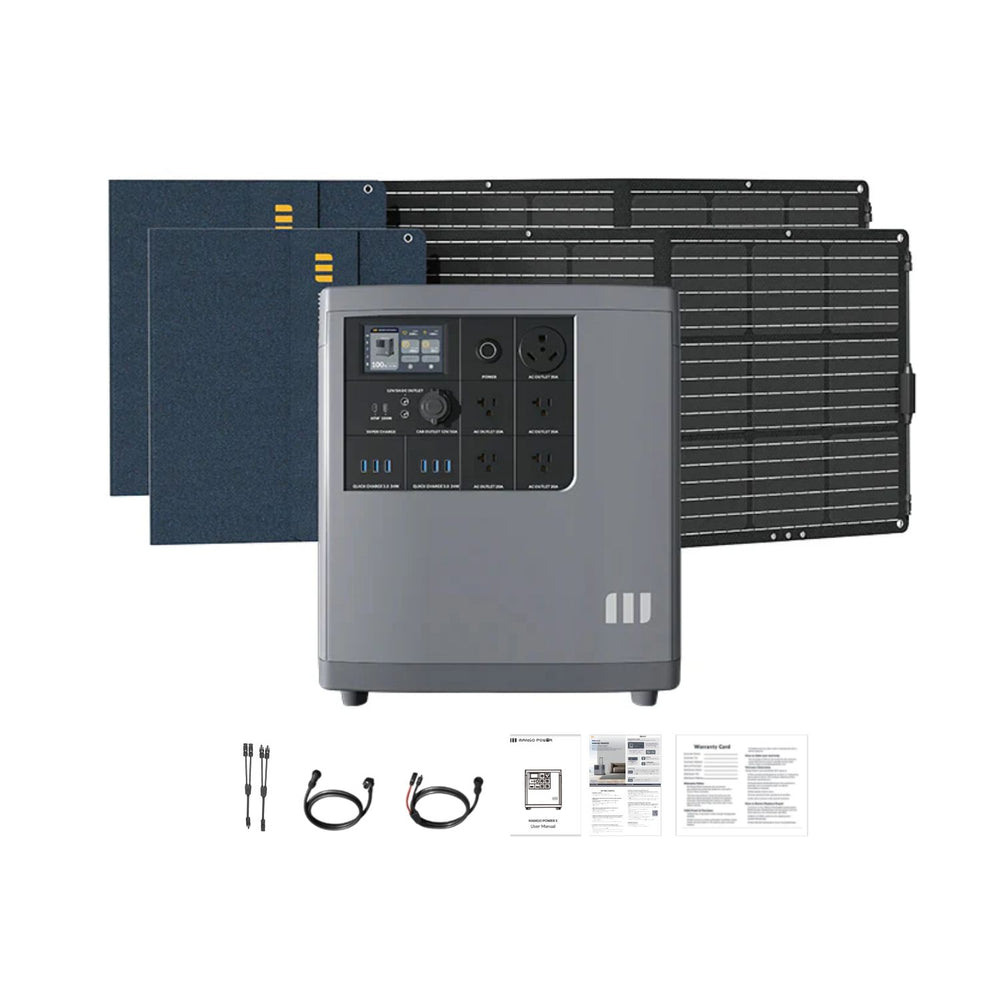 Mango Power E Independence Kit With 2 200 Watt Solar Panels And Inclusions