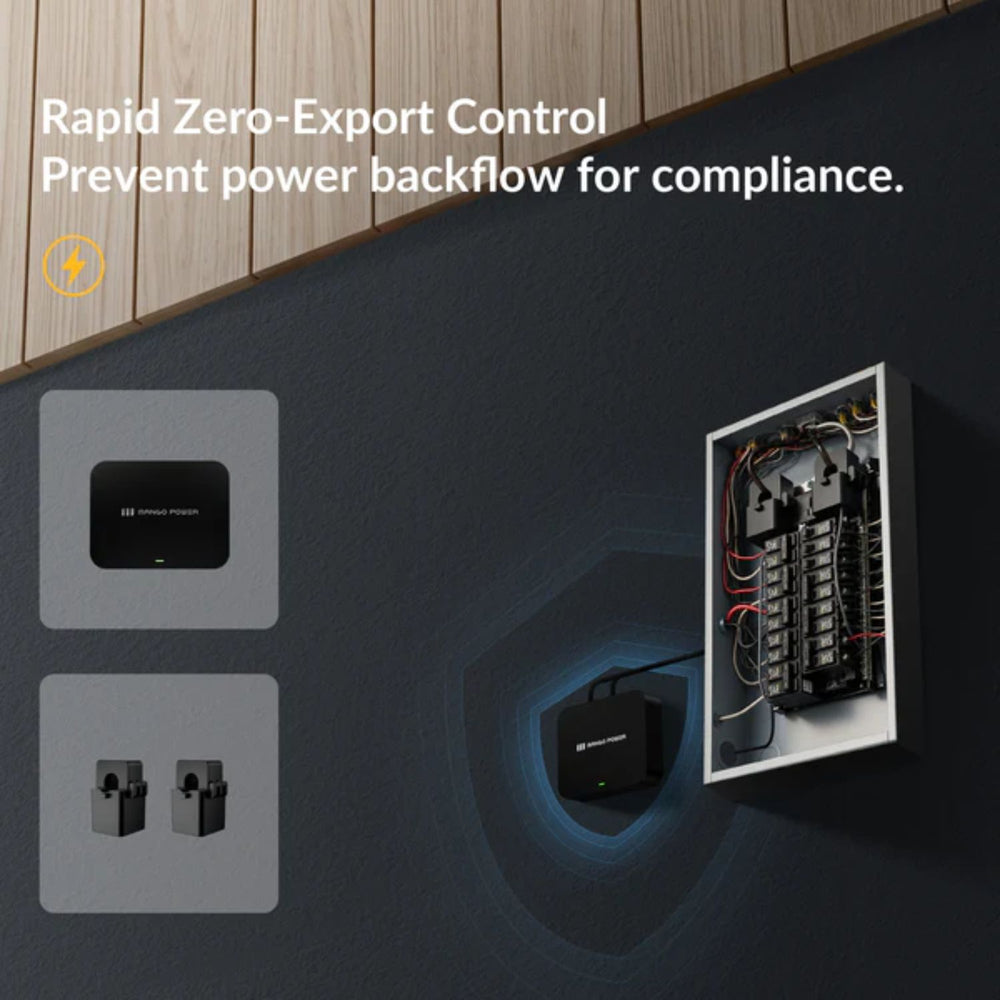 Mango Power S PIPV 1200W Plug-In Solar System Kit - Rapid zero export control preven power backflow for compliance