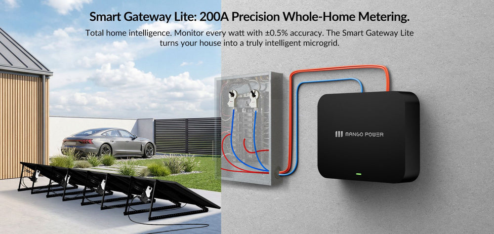 Mango Power S PIPV 1200W Plug-In Solar System Kit - Smart Gateway Lite 