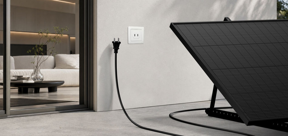 Mango Power S PIPV 1200W Plug-In Solar System Kit when plug in 