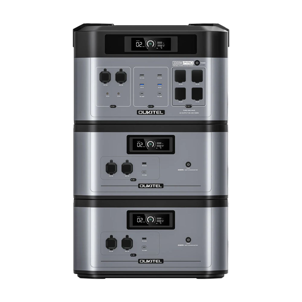 OUKITEL BP2000 PRO Portable Power Station with Two BP2000