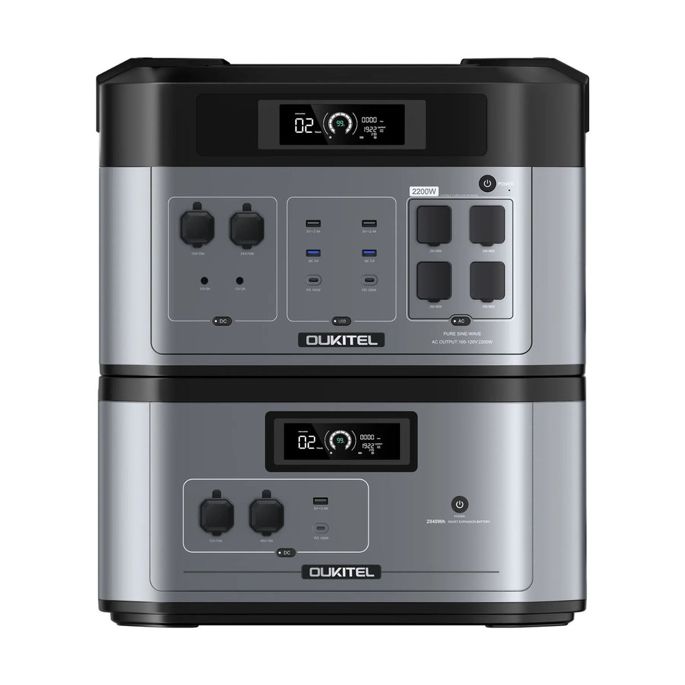 OUKITEL BP2000 Portable Power Station with B2000