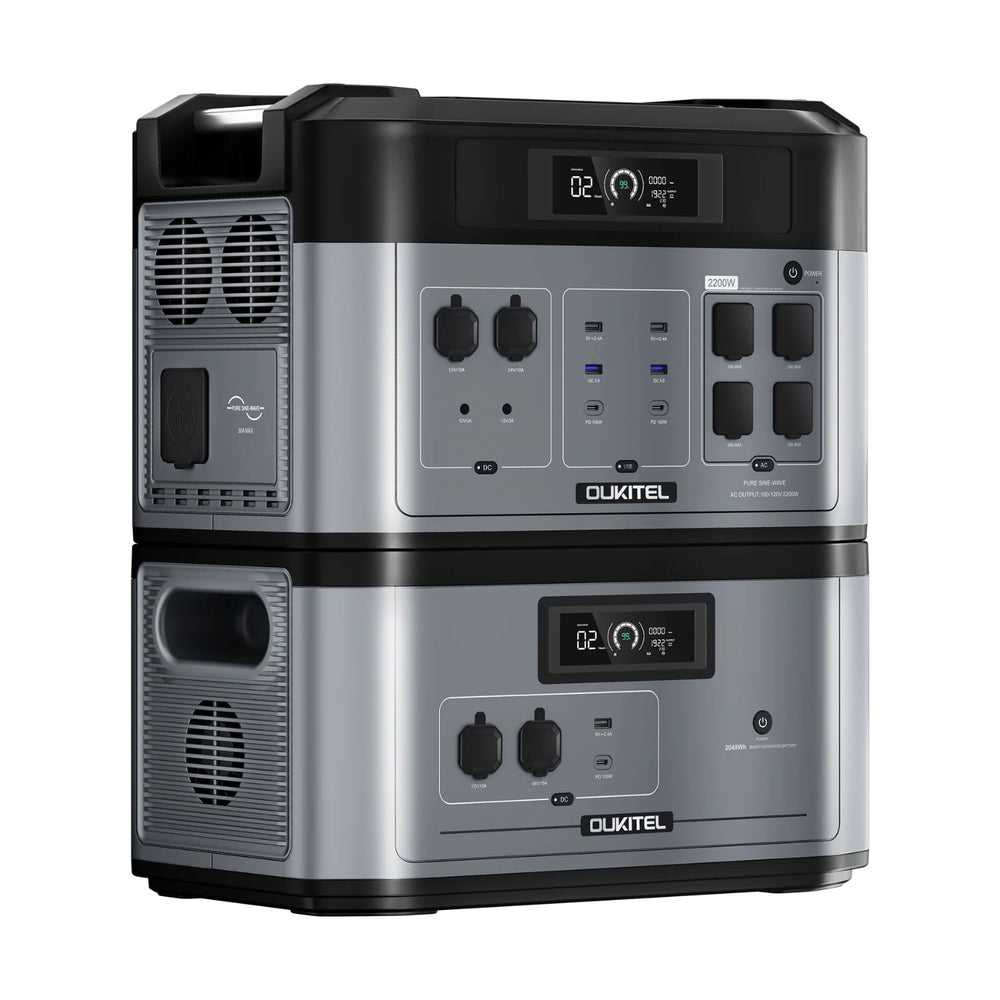 OUKITEL BP2000 Portable Power Station with B2000 facing left